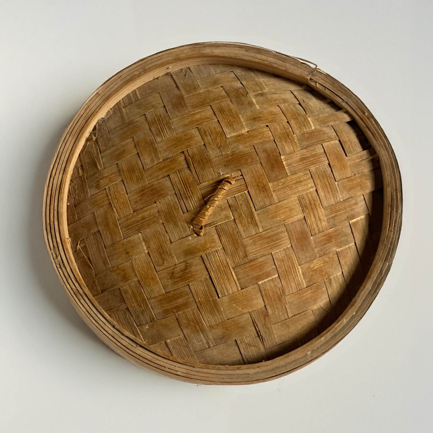 SMALL VINTAGE BAMBOO STEAMER