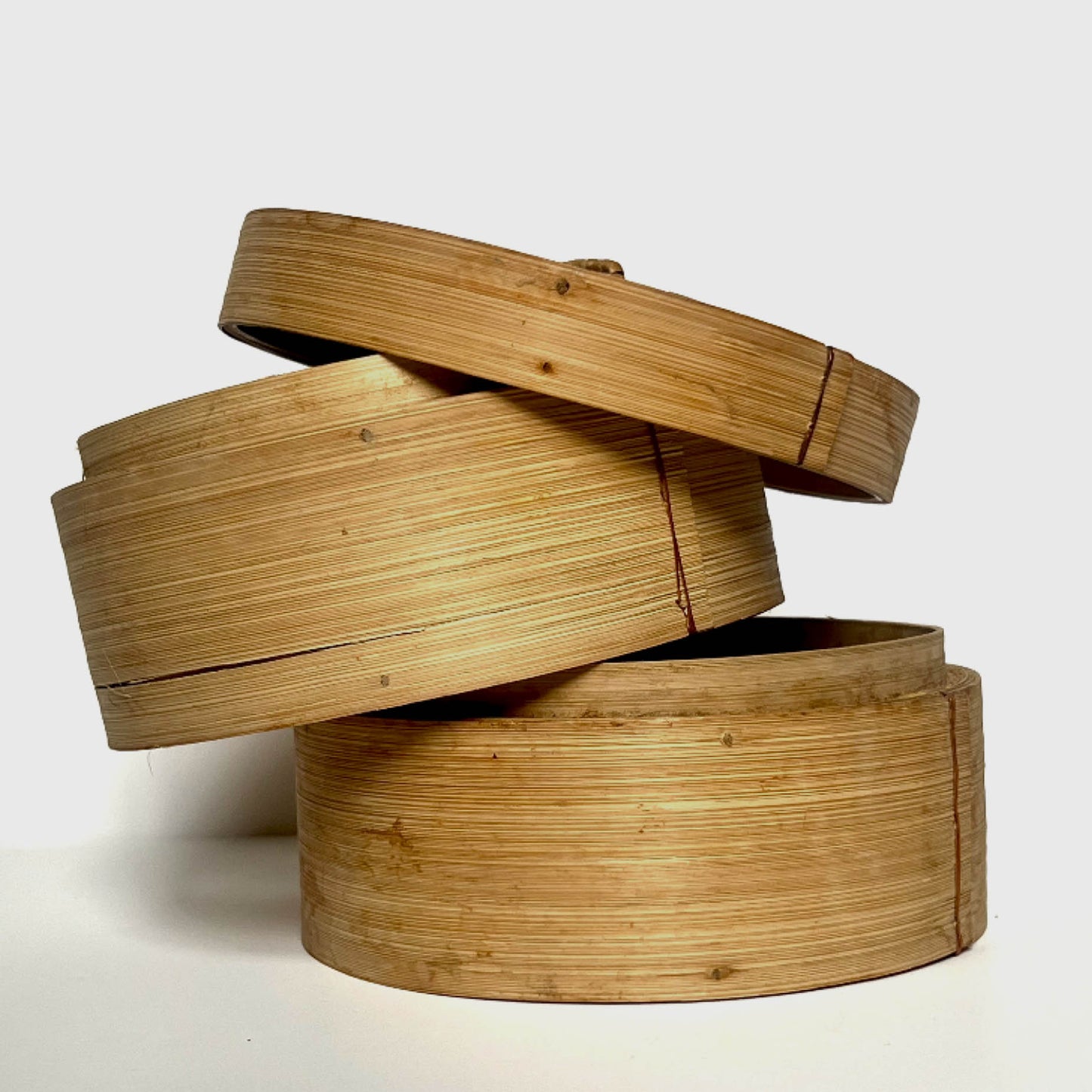 SMALL VINTAGE BAMBOO STEAMER