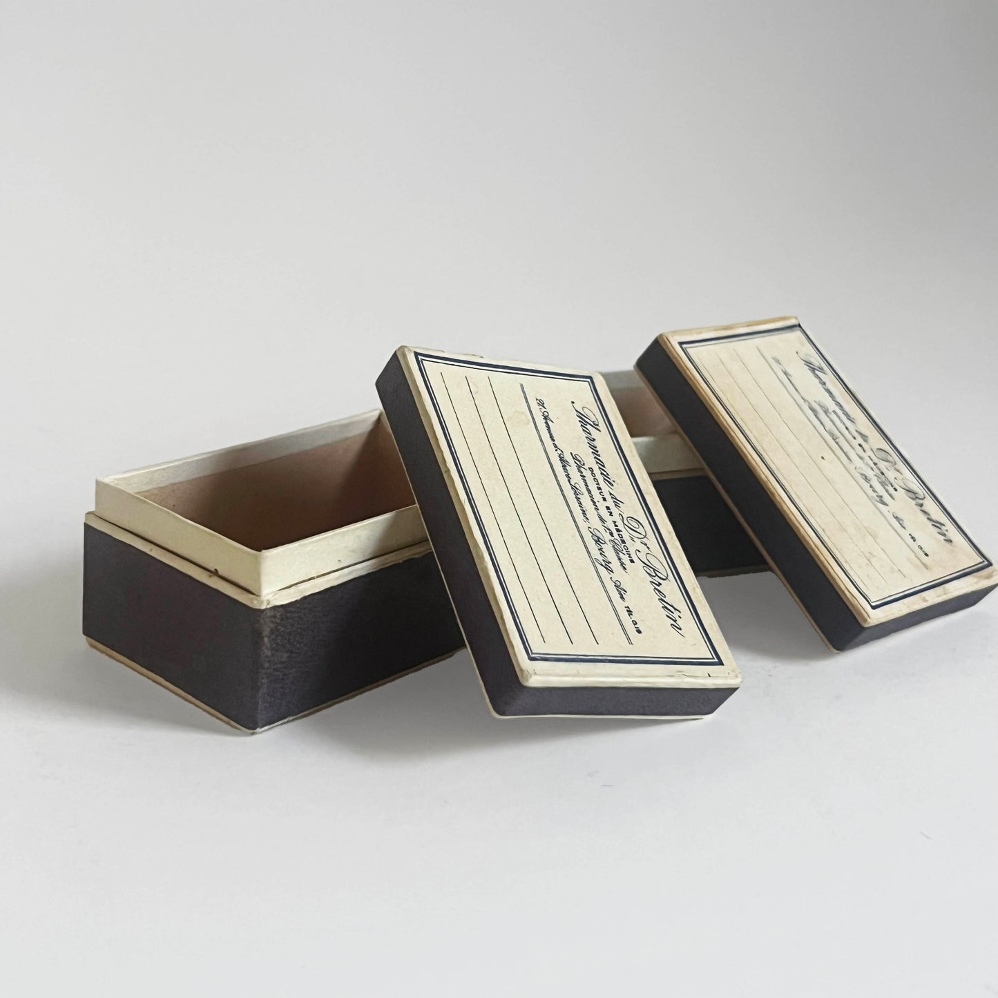 FRENCH ANTIQUE PHARMACIE BOXES