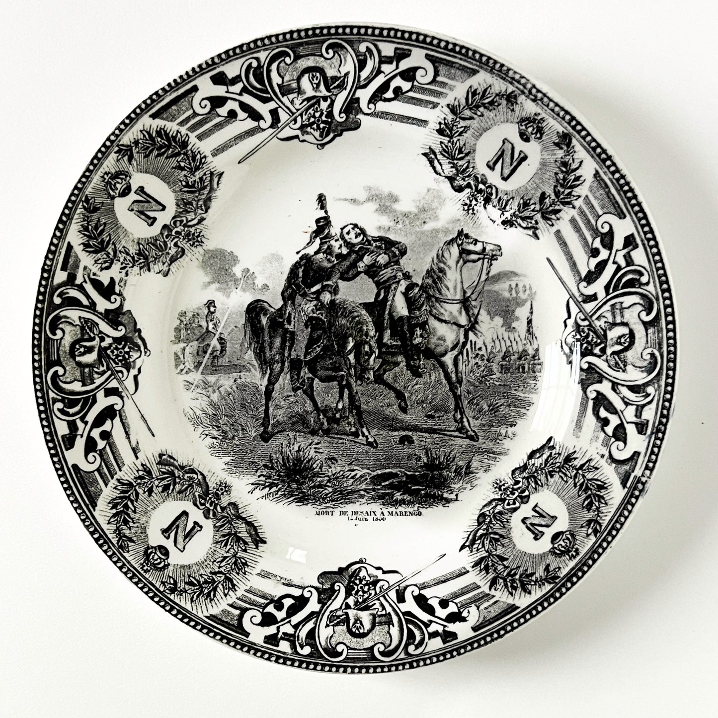 FRENCH ANTIQUE FAIENCE PLATES