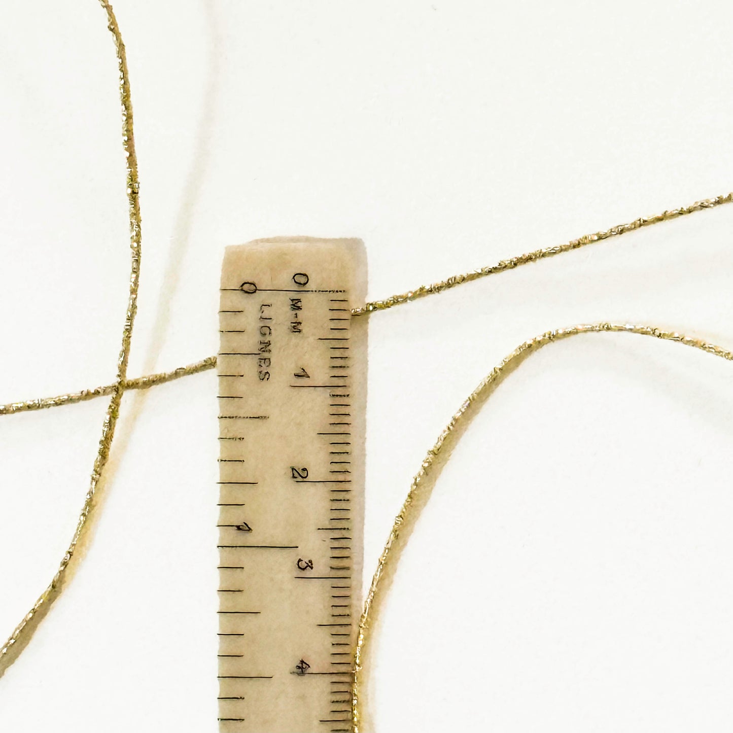 GOLD METALLIC CORDING