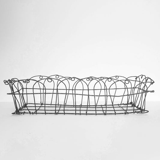 ANTIQUE FRENCH WIRE BASKET