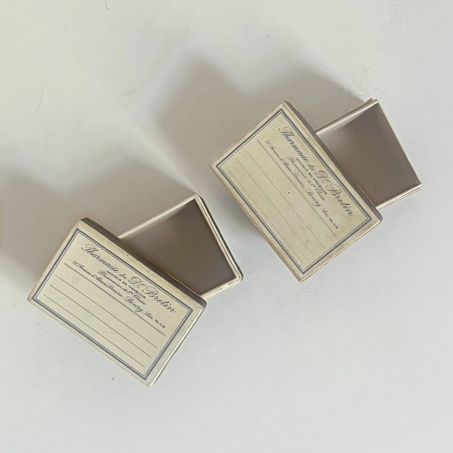 FRENCH ANTIQUE PHARMACIE BOXES