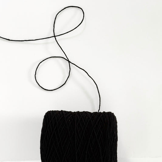 BLACK COTTON CORDING