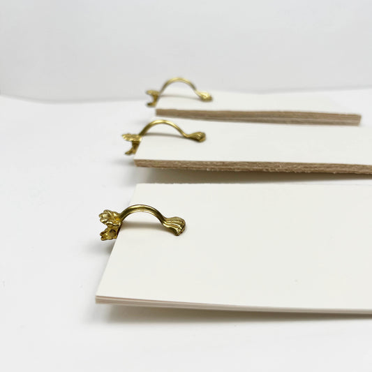 ANTIQUE FRENCH BRASS CLIPS