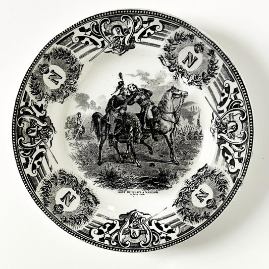FRENCH ANTIQUE FAIENCE PLATES